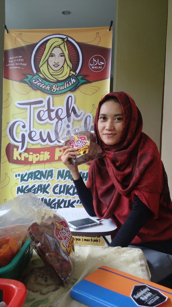  Adenovina Inovasikan Keripik Pisang Menjadi Camilan Kekinian, Peminatnya hingga Surabaya